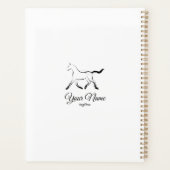 黒エレガント色馬 プランナー手帳 (裏面)