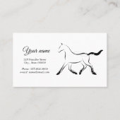 黒エレガント色馬 予約カード (裏面)