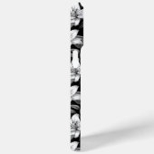 黒エレガント花柄の電話ケース Case-Mate iPhoneケース (裏面 / 右)