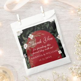 黒エレガント赤白フローラ結婚ズ フェイバーバッグ