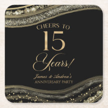 黒エレガント金ゴールドアガテ15周年記念パーティー