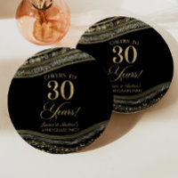 黒エレガント金ゴールドアガテ30周年記念パーティー