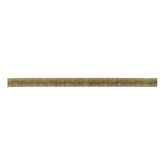 黒エレガント金ゴールドアートdecoパーティーリボン サテンリボン (正面)