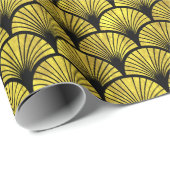 黒エレガント金ゴールドアールデコアーチ#1 DIY BG ラッピングペーパー (ロールコーナー)