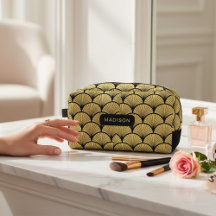 黒エレガント金ゴールドアールデコパタパーソナライズされたーン