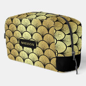 黒エレガント金ゴールドアールデコパタパーソナライズされたーン ドップキット (右コーナー)