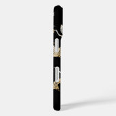 黒エレガント金ゴールドクモダンレ日本のンアート Case-Mate iPhoneケース (裏面 / 右)