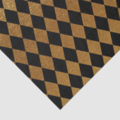 黒エレガント金ゴールドダイヤモンドパターンティッシュペーパー 薄葉紙 (詳細)