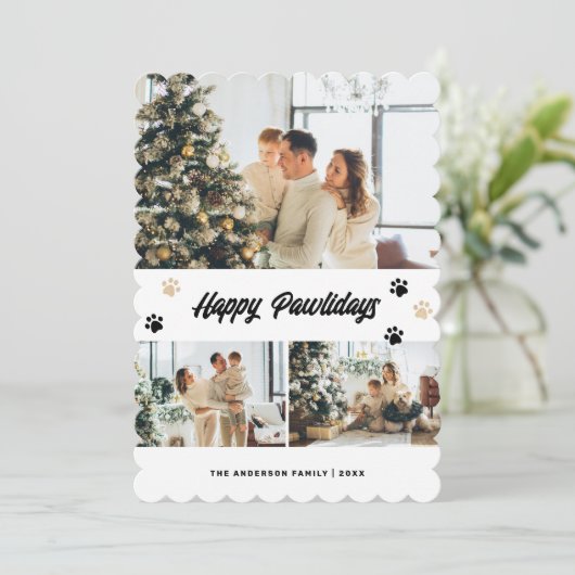 黒エレガント金ゴールドフォトハッピーペイリデイズカード シーズンカード (スタンド正面)