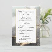 黒エレガント金ゴールドモダンの結婚アドバイス アドバイスカード (スタンド正面)