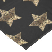 黒エレガント金ゴールドルックスタズパターンシック テーブルクロス (アングル)