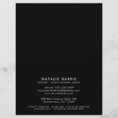 黒エレガント金ゴールド公証人ローン代理人 チラシ (裏面)