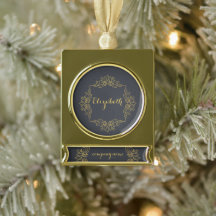 黒エレガント金ゴールド名バナー金ゴールドめっきバナー