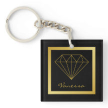 黒エレガント金ゴールド幾何学的ダイヤモンド