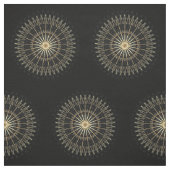 黒エレガント金ゴールド星 ファブリック (見本)