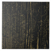 黒エレガント金ゴールド木目 タイル (正面)