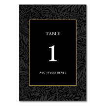 黒エレガント金ゴールド植物学