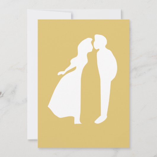 黒エレガント金ゴールド紙吹雪吹き出し結婚写真 招待状 (裏面)