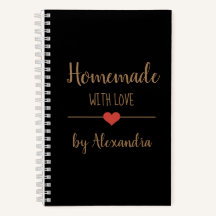 黒エレガント金ゴールド自家製ラヴレシピ