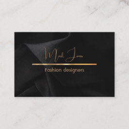 黒エレガント金ゴールド詳細名刺 名刺