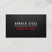 黒エレガント金モダンプロフェッショナル平野 名刺 (正面)