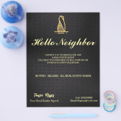 黒エレガント金属実在財 チラシ (シングル)