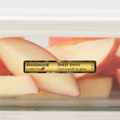 黒エレガント金箔グリッター瑪瑙リップグロス ラベル (貼付)