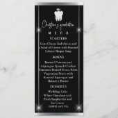 黒エレガント銀スパークル歯科卒業 メニュー (正面)