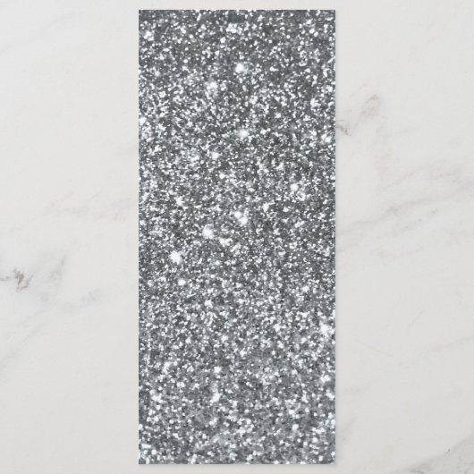 黒エレガント銀スパークル歯科卒業 メニュー (裏面)