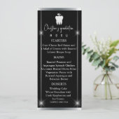 黒エレガント銀スパークル歯科卒業 メニュー (スタンド正面)