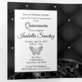 黒エレガント銀写真キンセアニェラ3つ折 三つ折りプログラム (内部最初)