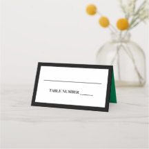 黒エレガント、白、シャムロックグリーン