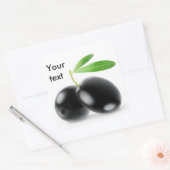 黒オリーブ スクエアシール (封筒)