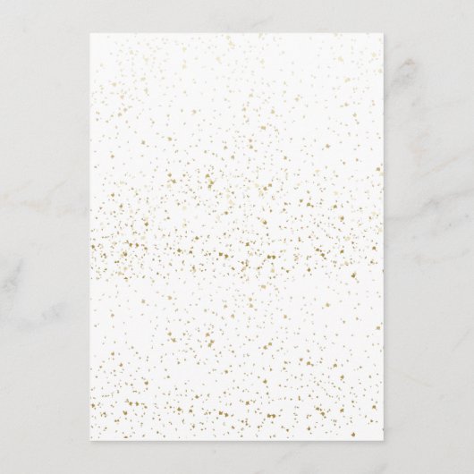 黒カジュアル白スクリプト卒業パーティーメニュー メニュー (裏面)