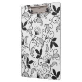 黒カスタマイズ花柄 クリップボード (左)