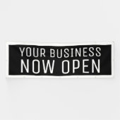 黒カスタムいバナーを開く 横断幕 (横)