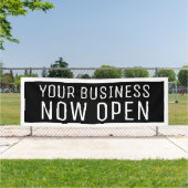 黒カスタムいバナーを開く 横断幕 (インサイチュ)