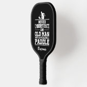 黒カスタムはAを持つ老人を過小評価しない ピックルボールラケット (左)