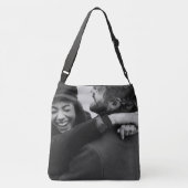 黒カスタム白の写真 クロスボディバッグ (裏面)