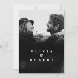 黒カスタム色のスタイリッシュ抽象芸術結婚の 招待状