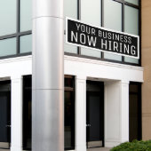 黒カスタム色採用バナー 横断幕 (ビルの外側)