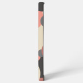 黒カスタム赤分子サムスンフォンケース SAMSUNG GALAXYケース (左側面)