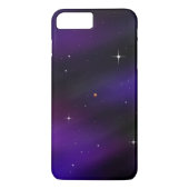 黒カッコいいと紫のスペースエスケープアート Case-Mate iPhoneケース (裏面)