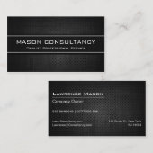 黒カッコいいのモダンプロフェッショナル 名刺 (正面/裏面)