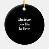 黒カッコいいサングラス猫 セラミックオーナメント (裏面)