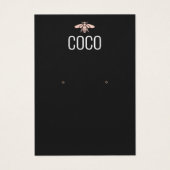 黒カッコいいモダン蜂イヤリングジュエリー表示 (正面)