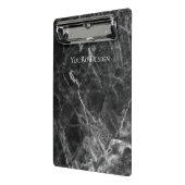 黒カッコいい大理石プロモーション ミニクリップボード (アングル2)