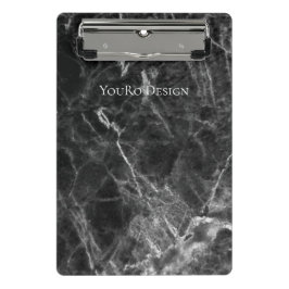 黒カッコいい大理石プロモーション ミニクリップボード