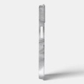 黒カッコいい白の水彩山モノグラム Case-Mate iPhoneケース (裏面 / 右)