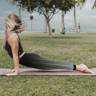 黒カッコいい色と白のグラデーションの波状ストライプのトリップ（幻覚体験）のような レギンス